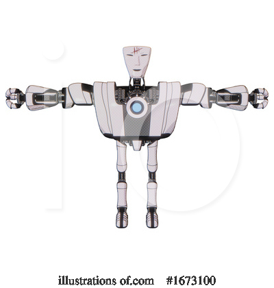Royalty-Free (RF) Robot Clipart Illustration by Leo Blanchette - Stock Sample #1673100