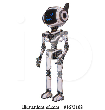 Royalty-Free (RF) Robot Clipart Illustration by Leo Blanchette - Stock Sample #1673108