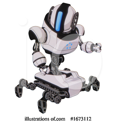 Royalty-Free (RF) Robot Clipart Illustration by Leo Blanchette - Stock Sample #1673112
