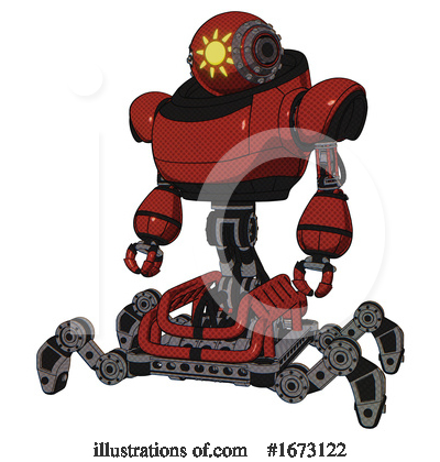 Royalty-Free (RF) Robot Clipart Illustration by Leo Blanchette - Stock Sample #1673122
