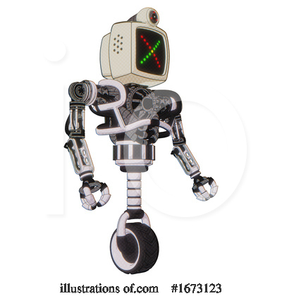 Royalty-Free (RF) Robot Clipart Illustration by Leo Blanchette - Stock Sample #1673123