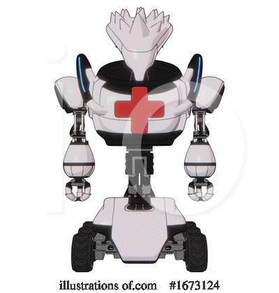 Royalty-Free (RF) Robot Clipart Illustration by Leo Blanchette - Stock Sample #1673124