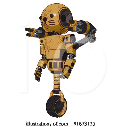 Royalty-Free (RF) Robot Clipart Illustration by Leo Blanchette - Stock Sample #1673125