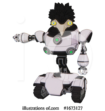 Royalty-Free (RF) Robot Clipart Illustration by Leo Blanchette - Stock Sample #1673127