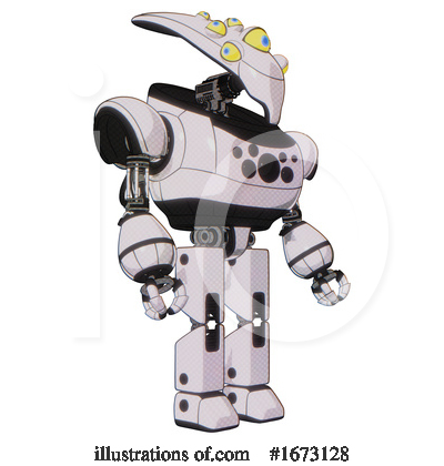 Royalty-Free (RF) Robot Clipart Illustration by Leo Blanchette - Stock Sample #1673128