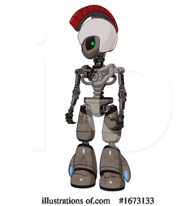 Royalty-Free (RF) Robot Clipart Illustration by Leo Blanchette - Stock Sample #1673133
