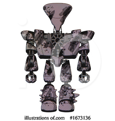 Royalty-Free (RF) Robot Clipart Illustration by Leo Blanchette - Stock Sample #1673136
