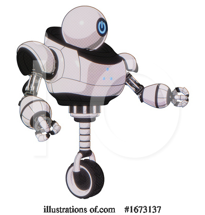 Royalty-Free (RF) Robot Clipart Illustration by Leo Blanchette - Stock Sample #1673137