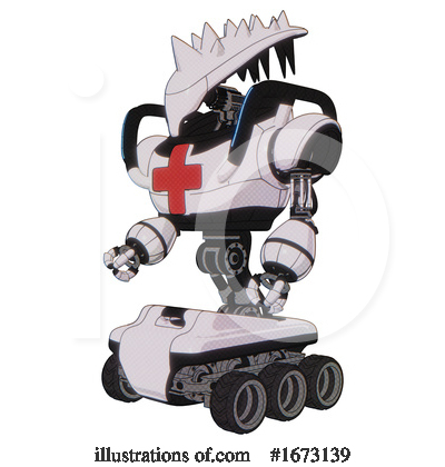 Royalty-Free (RF) Robot Clipart Illustration by Leo Blanchette - Stock Sample #1673139