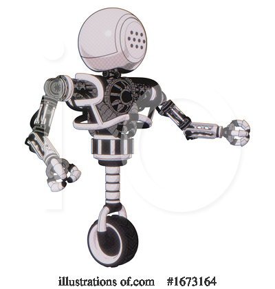 Royalty-Free (RF) Robot Clipart Illustration by Leo Blanchette - Stock Sample #1673164