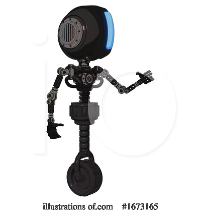 Royalty-Free (RF) Robot Clipart Illustration by Leo Blanchette - Stock Sample #1673165