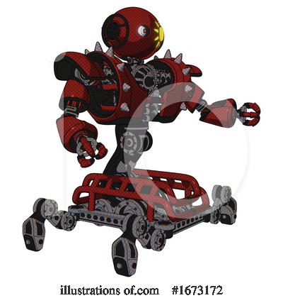 Royalty-Free (RF) Robot Clipart Illustration by Leo Blanchette - Stock Sample #1673172