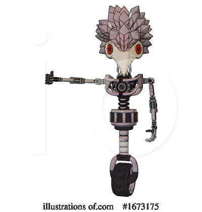 Royalty-Free (RF) Robot Clipart Illustration by Leo Blanchette - Stock Sample #1673175