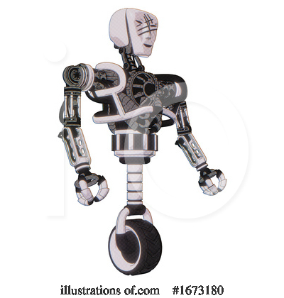 Royalty-Free (RF) Robot Clipart Illustration by Leo Blanchette - Stock Sample #1673180