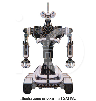 Royalty-Free (RF) Robot Clipart Illustration by Leo Blanchette - Stock Sample #1673192