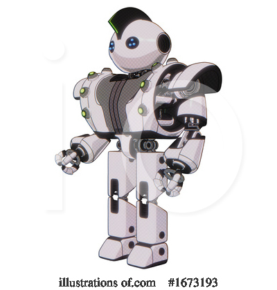 Royalty-Free (RF) Robot Clipart Illustration by Leo Blanchette - Stock Sample #1673193