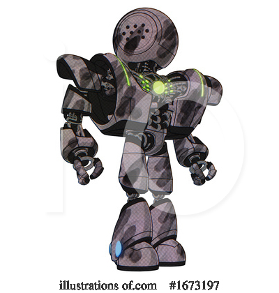 Royalty-Free (RF) Robot Clipart Illustration by Leo Blanchette - Stock Sample #1673197