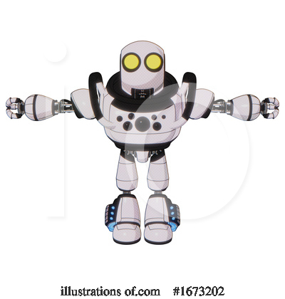 Royalty-Free (RF) Robot Clipart Illustration by Leo Blanchette - Stock Sample #1673202