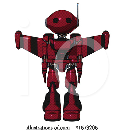 Royalty-Free (RF) Robot Clipart Illustration by Leo Blanchette - Stock Sample #1673206