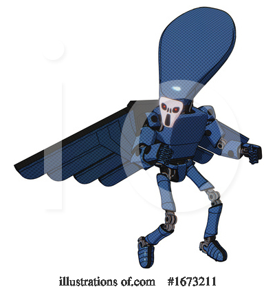 Royalty-Free (RF) Robot Clipart Illustration by Leo Blanchette - Stock Sample #1673211