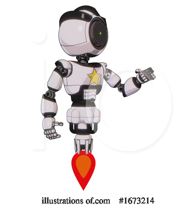 Royalty-Free (RF) Robot Clipart Illustration by Leo Blanchette - Stock Sample #1673214