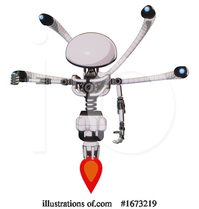 Royalty-Free (RF) Robot Clipart Illustration by Leo Blanchette - Stock Sample #1673219