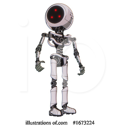 Royalty-Free (RF) Robot Clipart Illustration by Leo Blanchette - Stock Sample #1673224