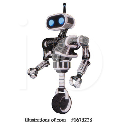 Royalty-Free (RF) Robot Clipart Illustration by Leo Blanchette - Stock Sample #1673228