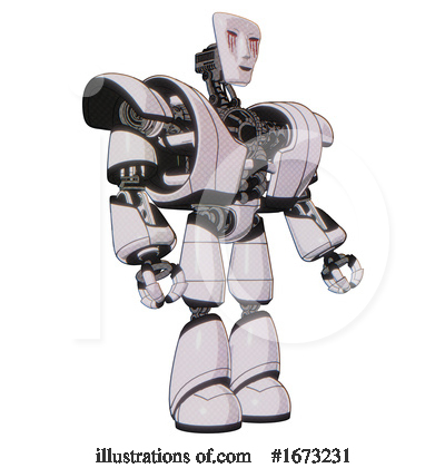 Royalty-Free (RF) Robot Clipart Illustration by Leo Blanchette - Stock Sample #1673231