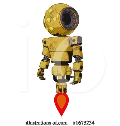 Royalty-Free (RF) Robot Clipart Illustration by Leo Blanchette - Stock Sample #1673234