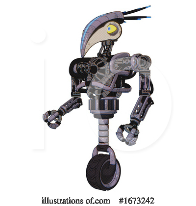 Royalty-Free (RF) Robot Clipart Illustration by Leo Blanchette - Stock Sample #1673242
