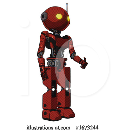 Royalty-Free (RF) Robot Clipart Illustration by Leo Blanchette - Stock Sample #1673244