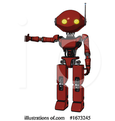 Royalty-Free (RF) Robot Clipart Illustration by Leo Blanchette - Stock Sample #1673245