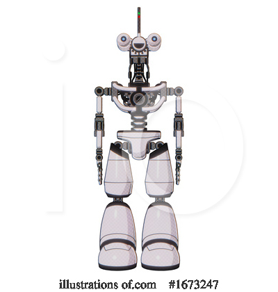 Royalty-Free (RF) Robot Clipart Illustration by Leo Blanchette - Stock Sample #1673247