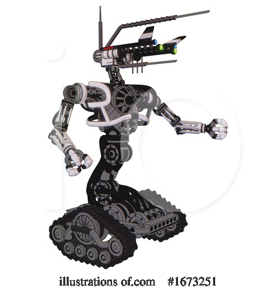 Royalty-Free (RF) Robot Clipart Illustration by Leo Blanchette - Stock Sample #1673251