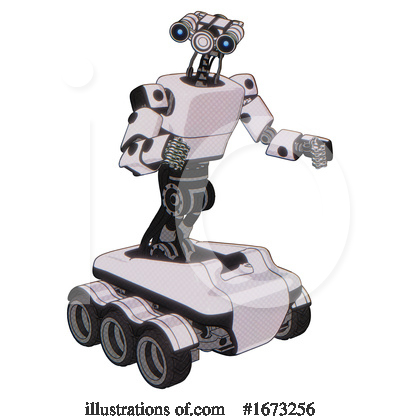 Royalty-Free (RF) Robot Clipart Illustration by Leo Blanchette - Stock Sample #1673256