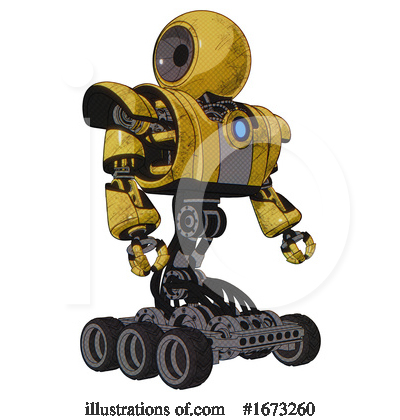 Royalty-Free (RF) Robot Clipart Illustration by Leo Blanchette - Stock Sample #1673260