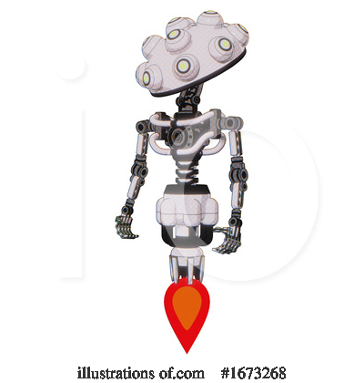 Royalty-Free (RF) Robot Clipart Illustration by Leo Blanchette - Stock Sample #1673268
