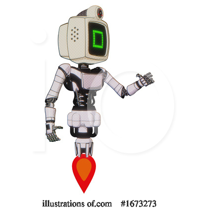 Royalty-Free (RF) Robot Clipart Illustration by Leo Blanchette - Stock Sample #1673273
