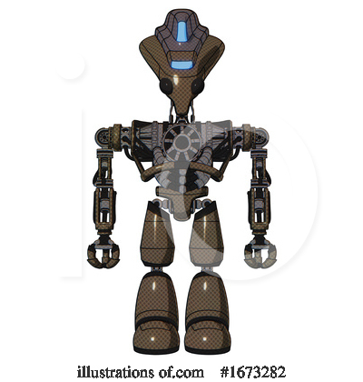 Royalty-Free (RF) Robot Clipart Illustration by Leo Blanchette - Stock Sample #1673282