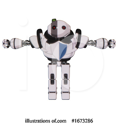 Royalty-Free (RF) Robot Clipart Illustration by Leo Blanchette - Stock Sample #1673286