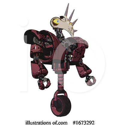Royalty-Free (RF) Robot Clipart Illustration by Leo Blanchette - Stock Sample #1673292