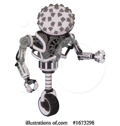 Royalty-Free (RF) Robot Clipart Illustration by Leo Blanchette - Stock Sample #1673298