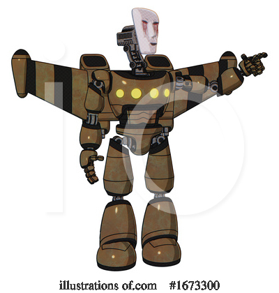 Royalty-Free (RF) Robot Clipart Illustration by Leo Blanchette - Stock Sample #1673300