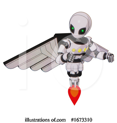 Royalty-Free (RF) Robot Clipart Illustration by Leo Blanchette - Stock Sample #1673310