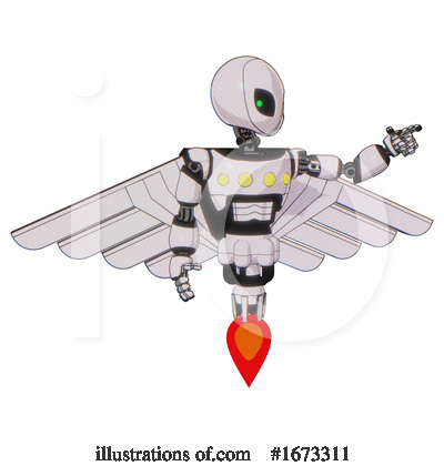 Royalty-Free (RF) Robot Clipart Illustration by Leo Blanchette - Stock Sample #1673311
