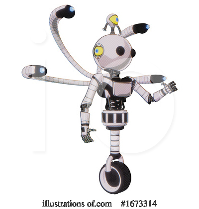 Royalty-Free (RF) Robot Clipart Illustration by Leo Blanchette - Stock Sample #1673314