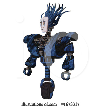 Royalty-Free (RF) Robot Clipart Illustration by Leo Blanchette - Stock Sample #1673317
