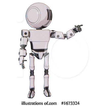 Royalty-Free (RF) Robot Clipart Illustration by Leo Blanchette - Stock Sample #1673324