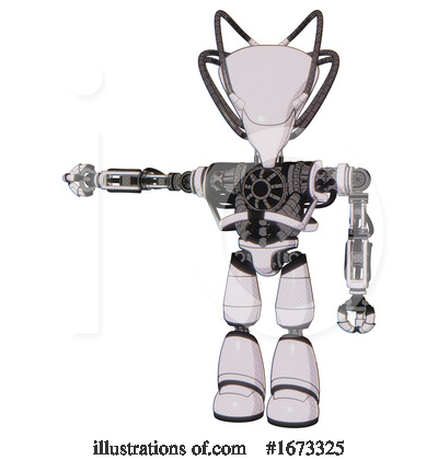 Royalty-Free (RF) Robot Clipart Illustration by Leo Blanchette - Stock Sample #1673325